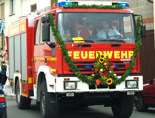 Feuerwehrauto der FFW Wargolshausen
